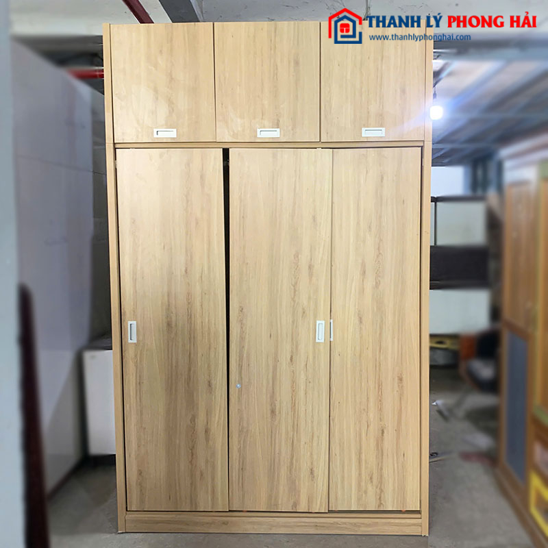 Tủ Quần Áo Cửa Lùa 1m6 Gỗ Công Nghiệp Cũ