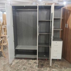 Tủ Quần Áo Gỗ Công Nghiệp 2 Cánh Kèm Kệ Mới 99% (Nhiều Size)