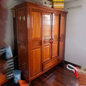 Tủ Quần Áo Gỗ Tự Nhiên 2 Cánh Cũ