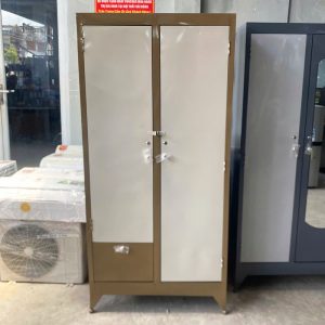 Tủ Quần Áo Sắt 2 Cánh Mới 99% (Nhiều Màu)