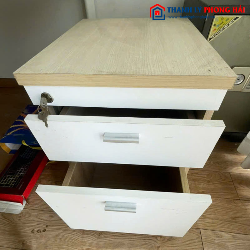 Tủ Tab Đầu Giường Cũ 2 Ngăn Kéo