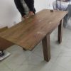 Bàn Ăn Gỗ Tự Nhiên Mặt Gấp Gọn Tiện Lợi Cũ