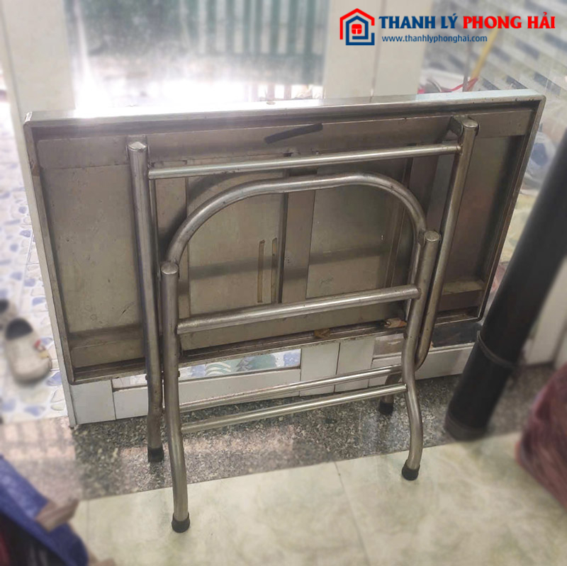 Bàn Ăn Inox Gấp Gọn Cũ (Nhiều Kích Thước)