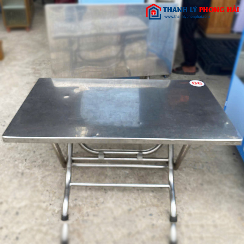 Bàn Ăn Inox Gấp Gọn Cũ (Nhiều Kích Thước)