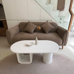 Bàn Ghế Sofa Bọc Vải Nhung Kèm Bàn Mới 99%