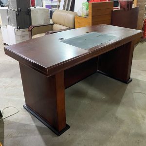 Bàn Giám Đốc Gỗ 1m6 Màu Nâu Cũ