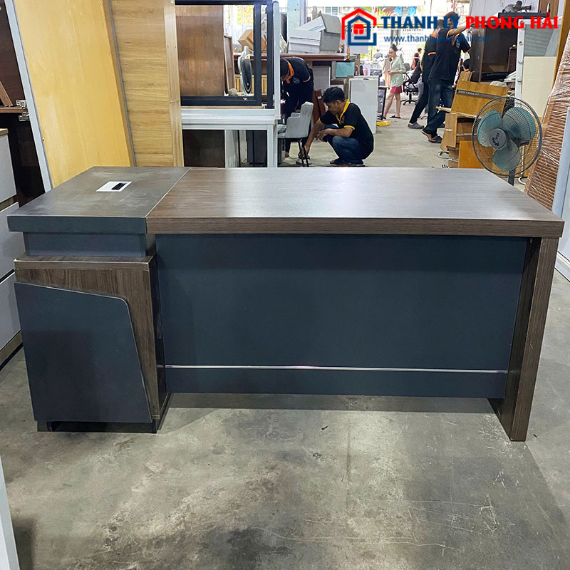Bàn Giám Đốc Góc L Gỗ 1m6 Cũ
