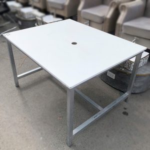 Bàn Làm Việc Mặt Gỗ Chân Sắt 1m Cũ (Nhiều Màu)