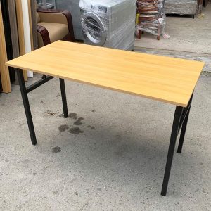 Bàn Làm Việc Mặt Gỗ Chân Sắt 1m2 Cũ