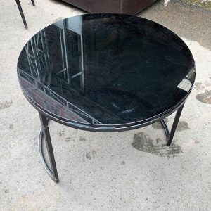 Bàn Sofa Mặt Kính Đen Cũ