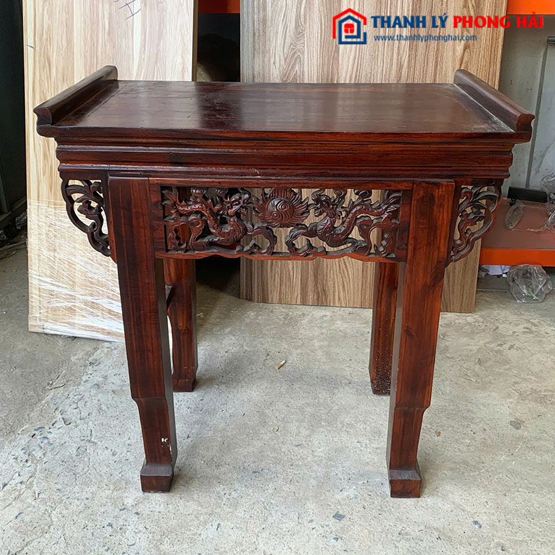 Bàn Thờ Gỗ Tự Nhiên 87cm Cũ