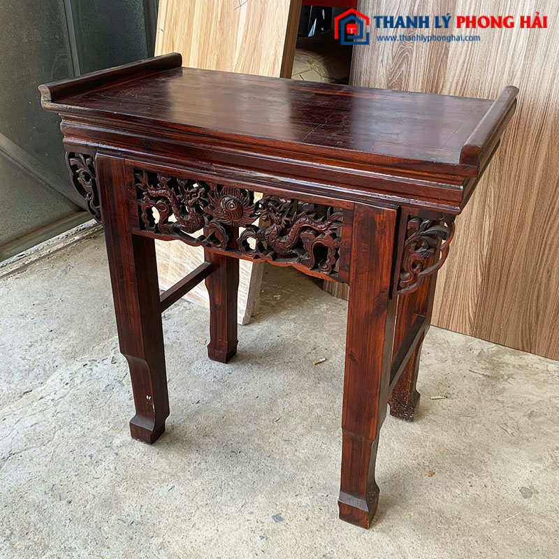 Bàn Thờ Gỗ Tự Nhiên 87cm Cũ