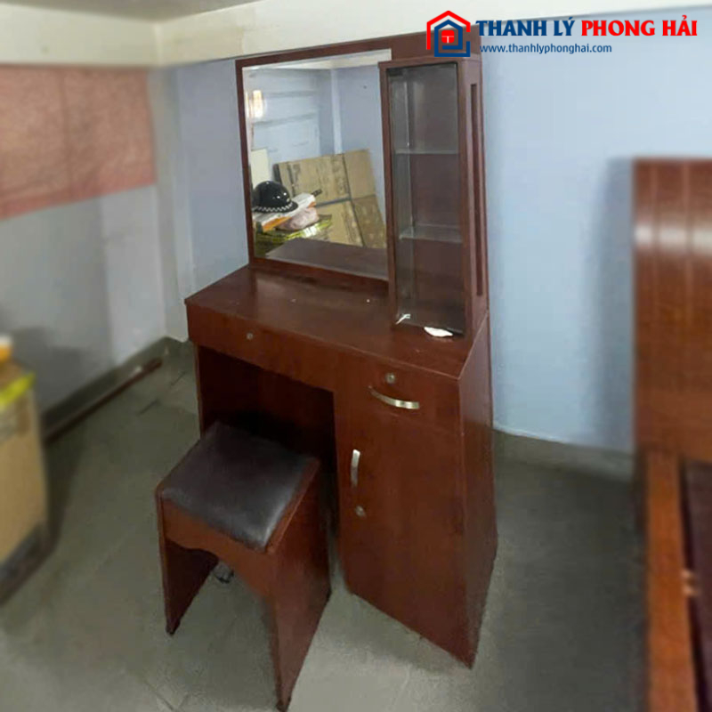 Bàn Trang Điểm Có Gương Kèm Ghế Cũ