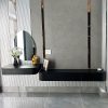 Combo Bàn Trang Điểm Kèm Kệ Tivi Gỗ Công Nghiệp Treo Tường Mới 99%