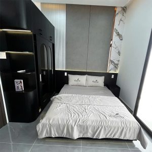 Combo Giường Tủ Cửa Lùa Gỗ Công Nghiệp Mới 99%