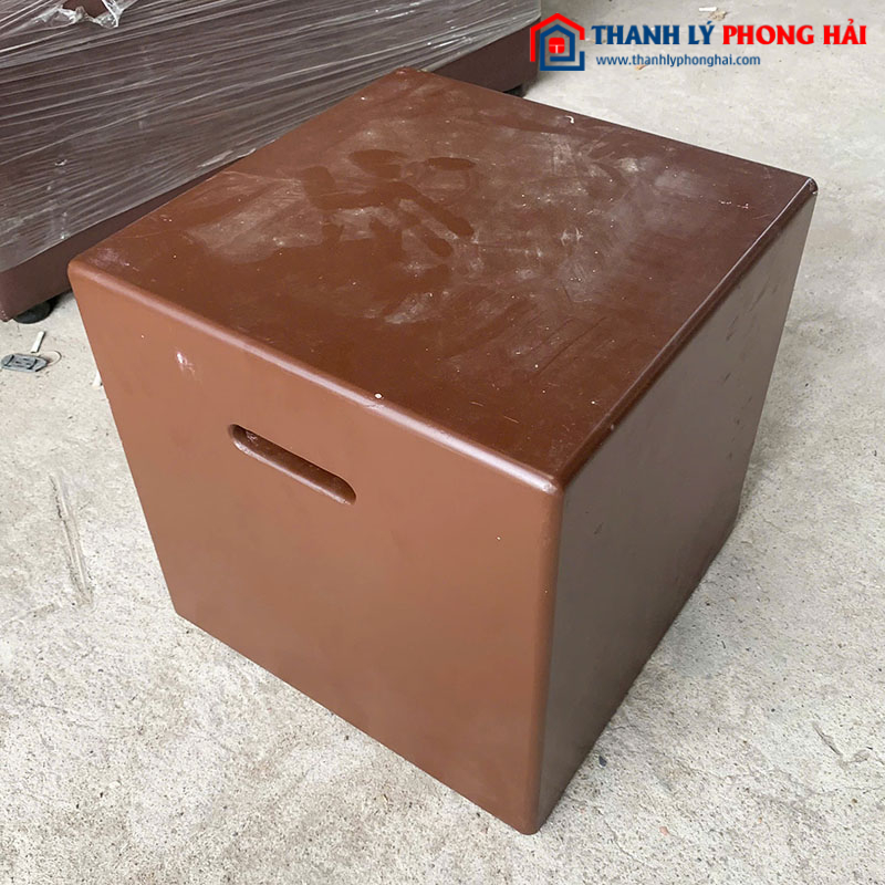 Đôn Sofa Bọc Simili Vuông 40cm Cũ