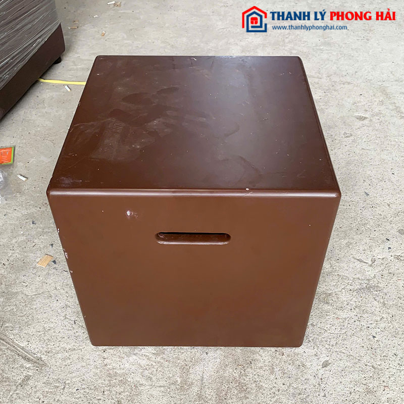 Đôn Sofa Bọc Simili Vuông 40cm Cũ