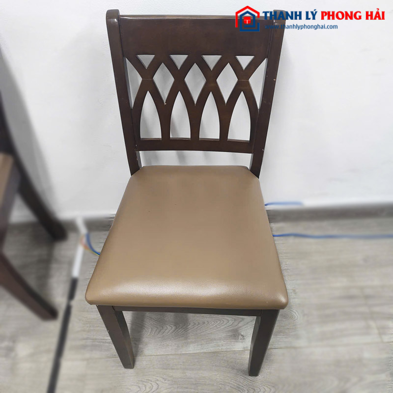 Ghế Ăn Khung Gỗ Bọc Đệm Cũ