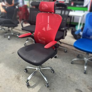Ghế Xoay Lưng Lưới Tay Gập Có Tựa Đầu Cũ (Nhiều Màu)
