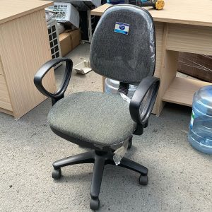 Ghế Xoay Văn Phòng Bọc Vải Xám Cũ