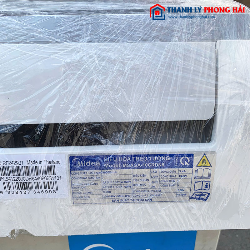 Máy Lạnh Midea Inverter 1HP Cũ