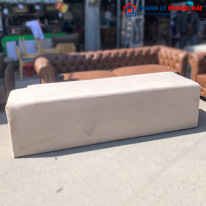 Sofa Băng Bọc Vải Kiểu Vuông 2m1 Cũ