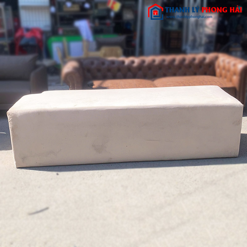 Sofa Băng Bọc Vải Kiểu Vuông 2m1 Cũ