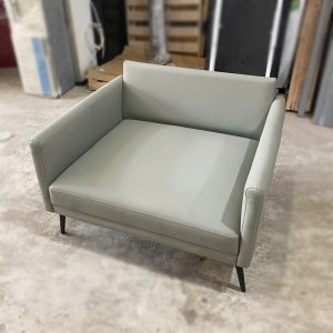 Sofa Đơn Bọc Da Chân Sắt Cũ