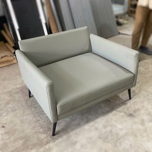 Sofa Đơn Bọc Da Chân Sắt Cũ