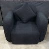 Sofa Đơn Bọc Vải Đen Kèm Gối Cũ
