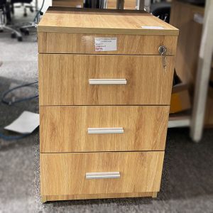 Tủ Cabin Gỗ Công Nghiệp 3 Ngăn Kéo Cũ