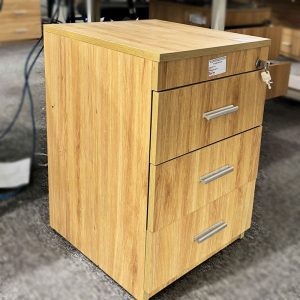 Tủ Cabin Gỗ Công Nghiệp 3 Ngăn Kéo Cũ