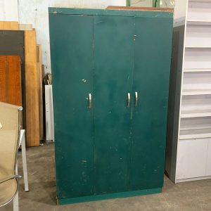 Tủ Quần Áo 3 Cánh Gỗ Công Nghiệp Màu Xanh Cũ