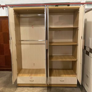 Tủ Quần Áo 4 Cánh Gỗ Công Nghiệp 1m6 Cũ