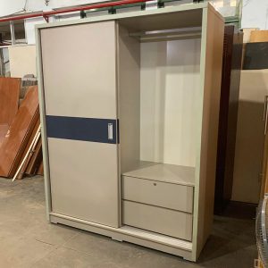Tủ Quần Áo Cửa Lùa Gỗ Công Nghiệp 1m6 Cũ