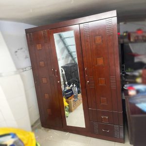 Tủ Quần Áo Gỗ Có Gương Soi Cũ