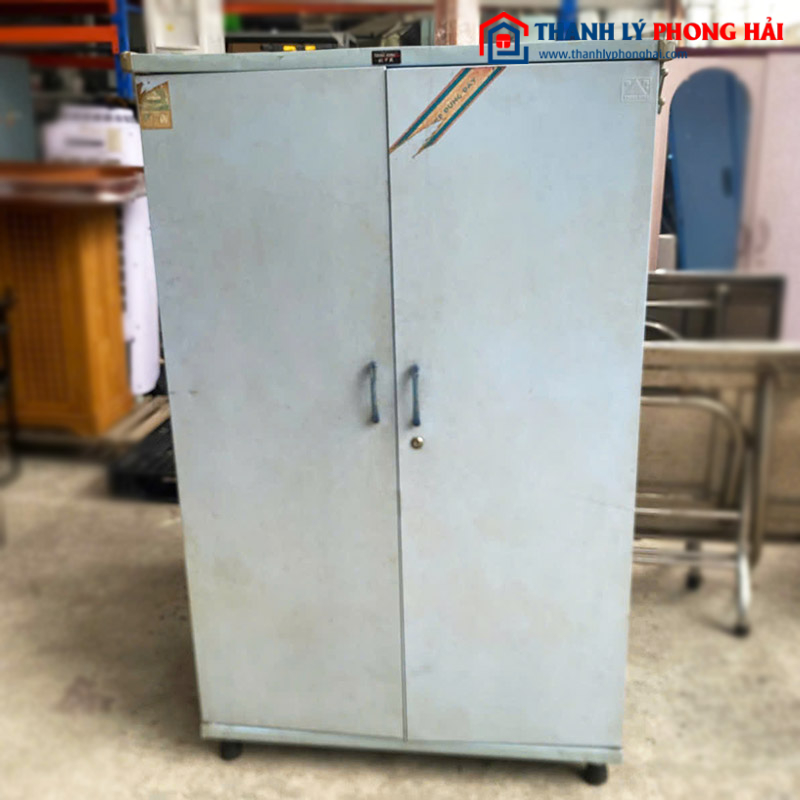 Tủ Quần Áo Sắt 2 Cánh Cũ