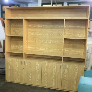 Tủ Trưng Bày 2m Gỗ Công Nghiệp Nhiều Ngăn Cũ