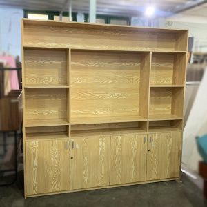 Tủ Trưng Bày 2m Gỗ Công Nghiệp Nhiều Ngăn Cũ