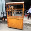Xe Take Away Gỗ Có Mái Che Cũ