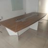 Bàn Họp Gỗ Công Nghiệp Kiểu Dáng Oval Cũ