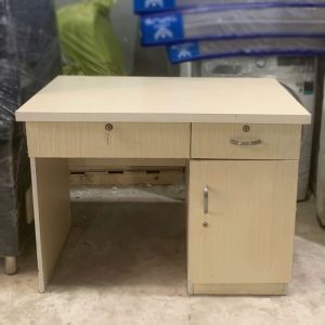 Bàn Làm Việc Gỗ Công Nghiệp 1m Kèm Hộc Tủ Cũ
