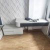 Bàn Trang Điểm Gỗ Công Nghiệp Bo Cong Kèm Hộc Cũ