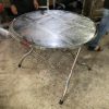 Bàn Tròn Inox Gấp Gọn Cũ