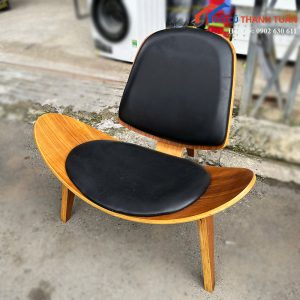 Ghế Cafe Khung Gỗ Uốn Cong Lót Đệm Cũ