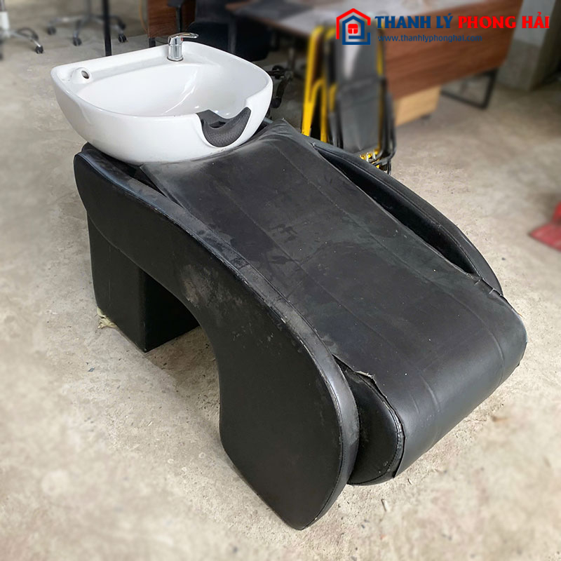 Giường Gội Đầu Bọc Da Bồn Sứ Cũ