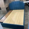 Giường Ngủ Bọc Vải Xanh 1m6 Cũ