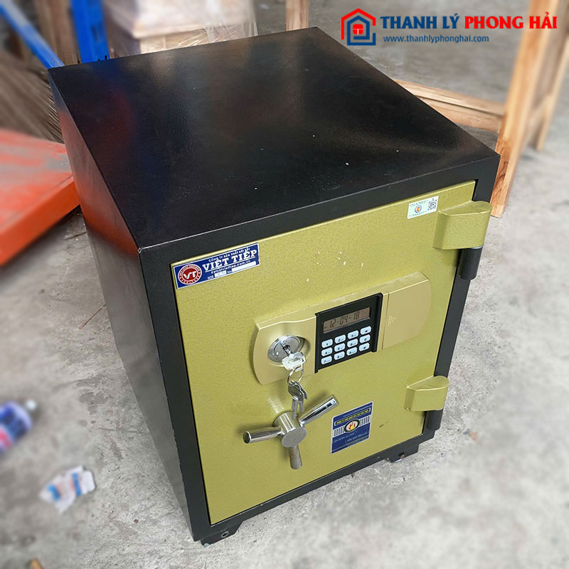 Két Sắt KCC150 GOLD Việt Tiệp Khóa Điện Tử Cũ