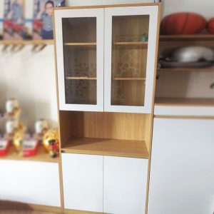 Tủ Hồ Sơ Gỗ 4 Cánh 90cm Cũ