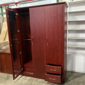 Tủ Quần Áo Gỗ 3 Cánh Có 2 Hộc Kéo Cũ
